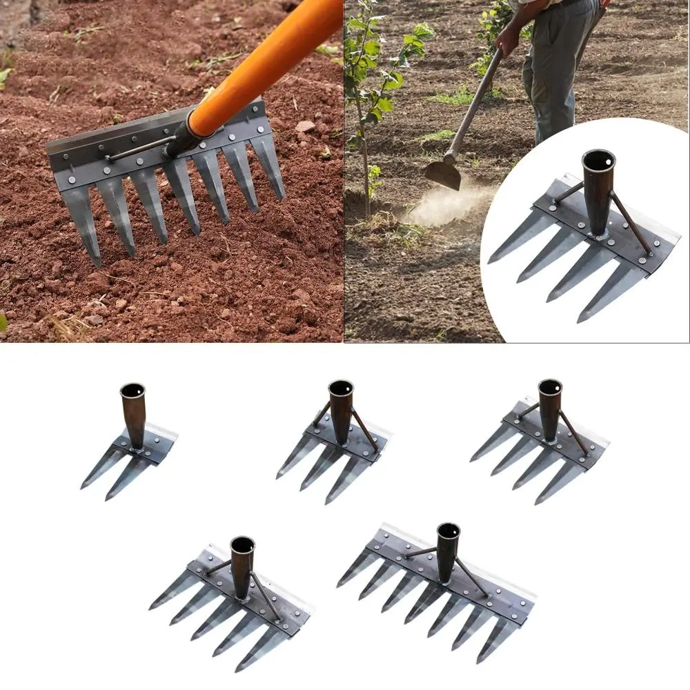 Garden Hoe Weeding Rake Weeds Removal Tool Hand Tool Manual Weeder Tool Weeds Puller for Farm Work Agriculture Yard Planting