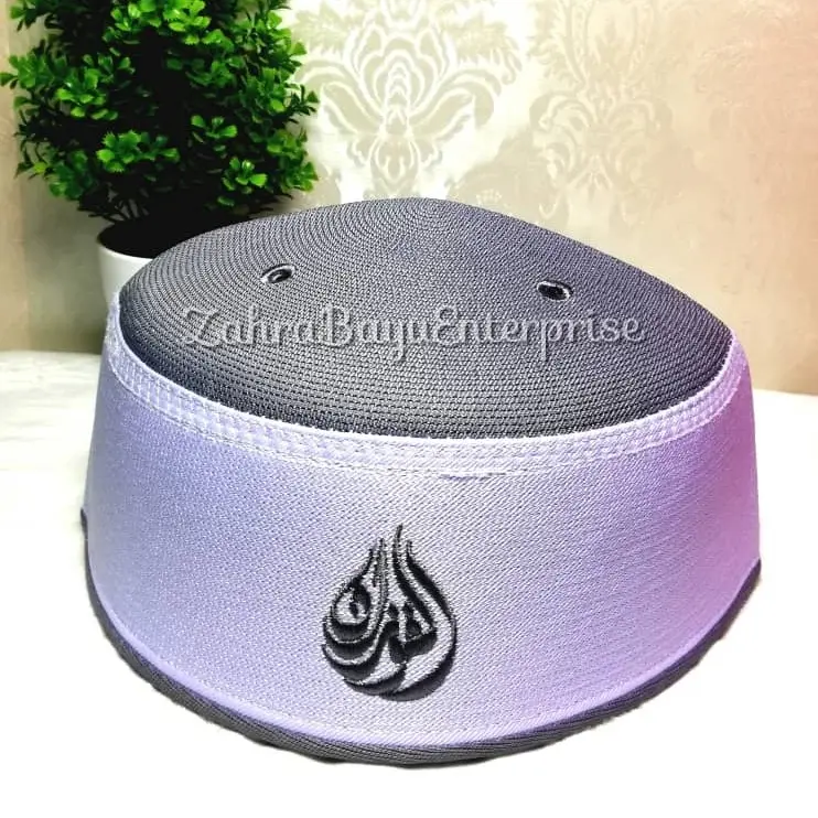 Kopiah Logo Kelabu Berkualiti