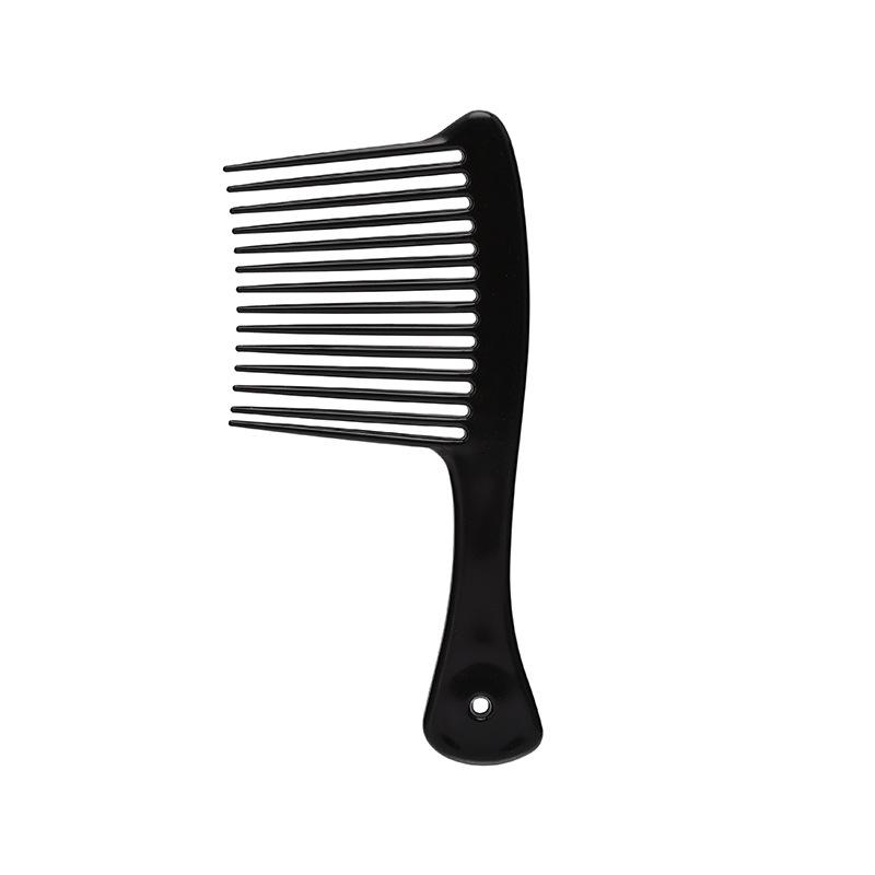 Product Introduction of Large Wide Tooth Comb Handle Detangling Reduce Hair Loss Comb Pro Female Smooth Hairbrush Hairdressing Salon Dyeing Styling Tool 6