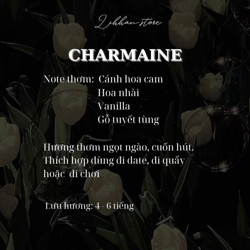 [ MUA 1 TẶNG 1 ]  Nước Hoa Nữ Lihhan 10ml , Charmaine ngọt ngào cuốn hút sang chảnh   - Cosmetic Xịt Thơm Perfume Women Tinh Dầu Mỹ Phẩm 2