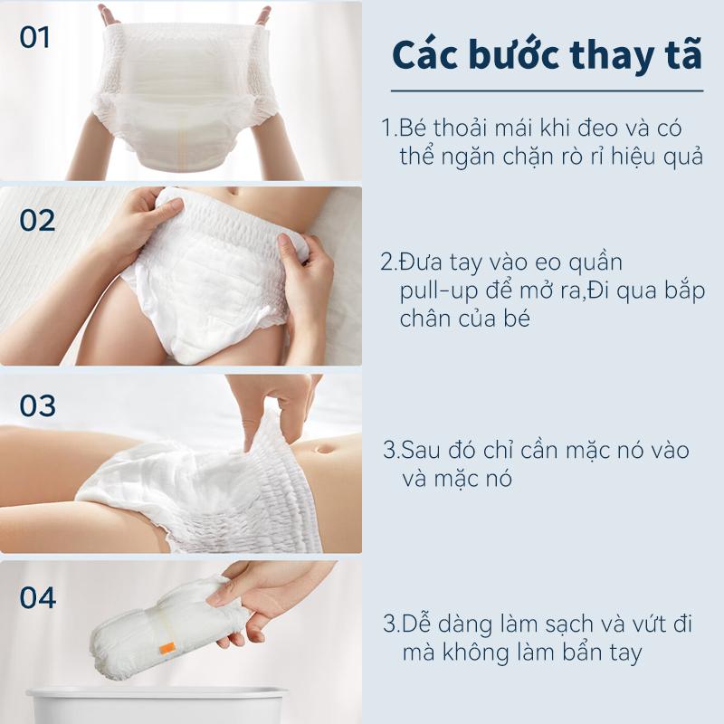 Product Introduction of Tã giấy trẻ em UMIZOKU Nhật Bản 100 miếng siêu mỏng, khô thoáng, unisex M-4XL 40