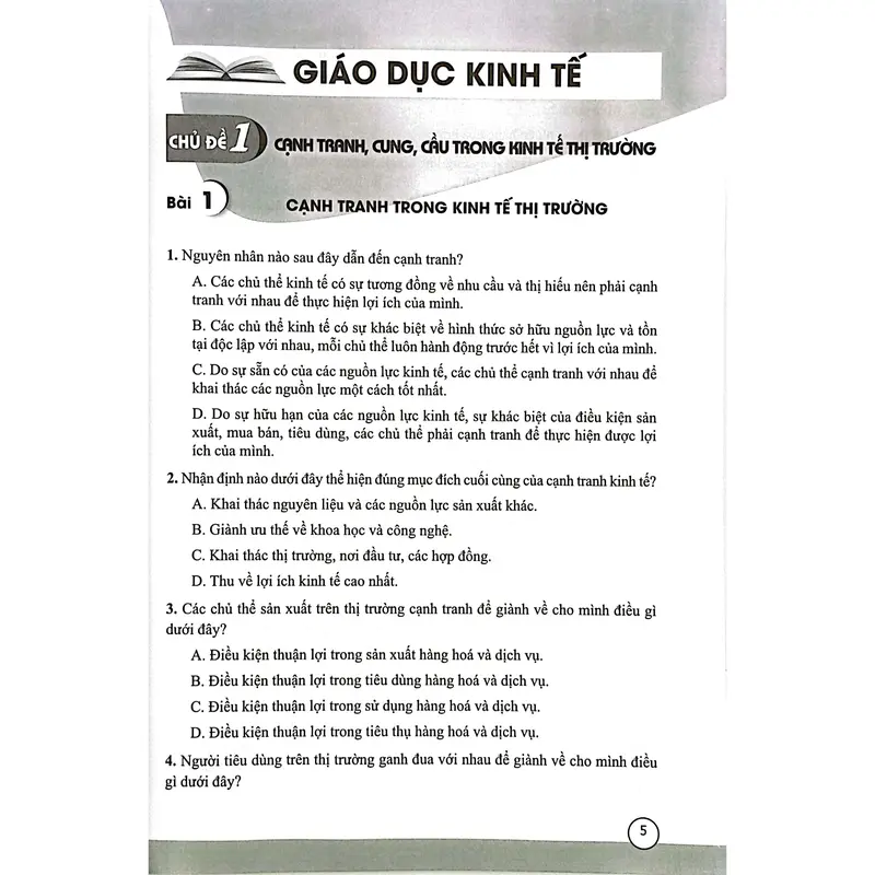 Bài Tập Giáo Dục Kinh Tế Và Pháp Luật 11 (Cánh Diều) (2023) 3