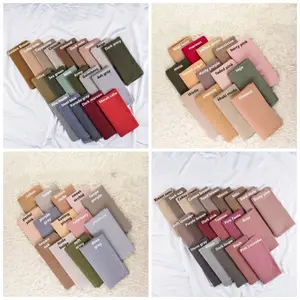 Hijab Square Basic Voal Umama Dan Paris Premium Tersedia 100+ Warna - 110 x 110 cm - Jilbab, Santai - Muslim, Nyaman
