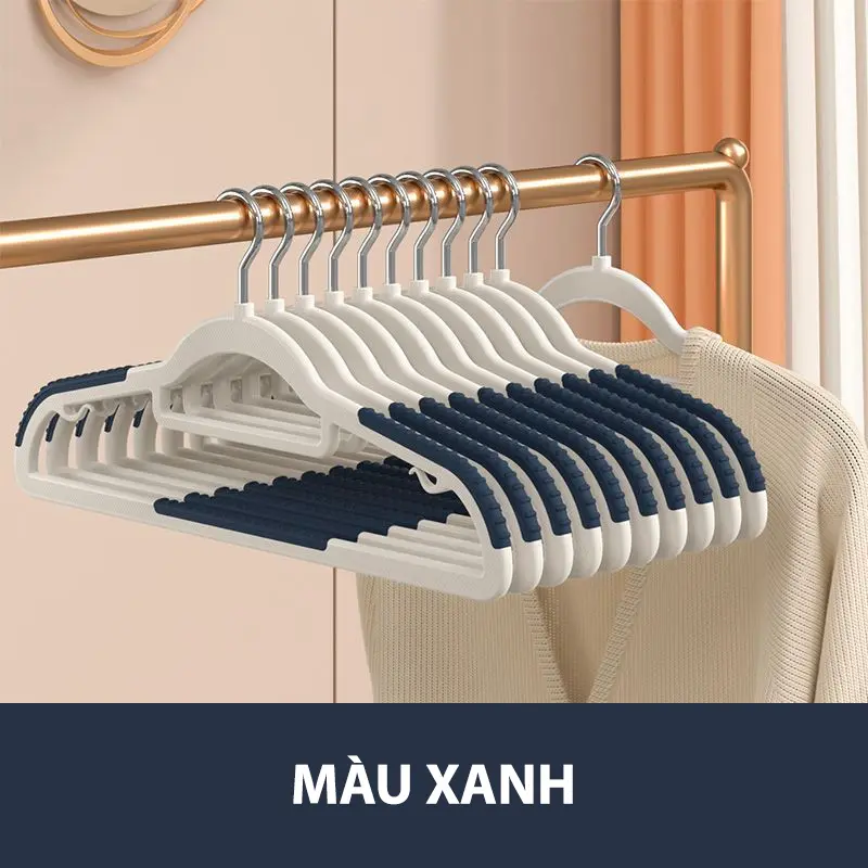 [ HÀNG MỚI VỀ ] Móc treo quần áo khô và ướt chống trượt đa năng chất nhựa,cao cấp,tiện lợi,có khả năng chịu tải mạ 8