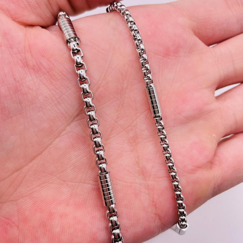  Lắc tay titan không phai màu không rỉ sét Vòng tay titan unisex cá tính mã LTU02 trangsucmoiluatuoi.RIN Phụ Kiện 