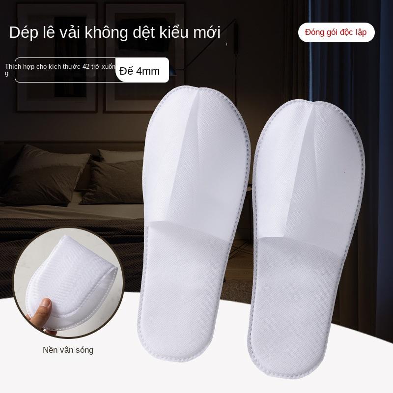Dép Dùng Một Lần, Khách Sạn Ngôi Sao Việt Nam, Chất Liệu Nhồi Bông Không Dệt, Chống Trượt, Thích Hợp Cho Giường Ngủ Và Ăn Sáng, Khách Sạn Du Lịch, Khách Sạn, 1000 Chiếc 5