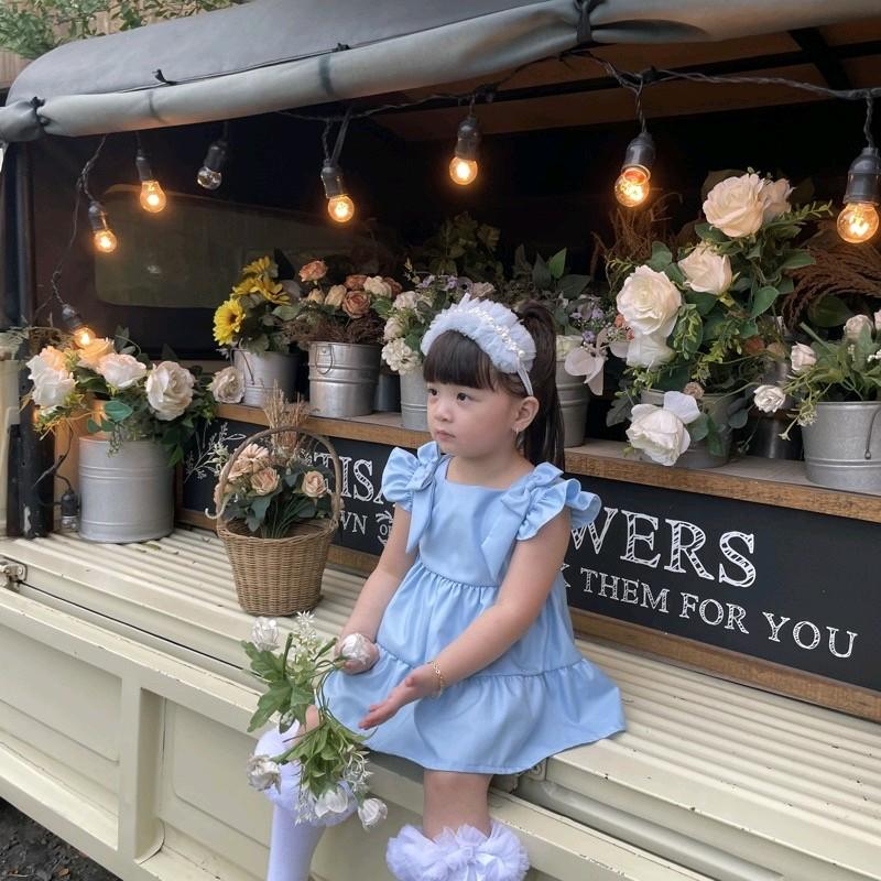 MOONJOY MARYJANE DRESS - dress baju anak perempuan casual pita ruffle ulang tahun pesta 4