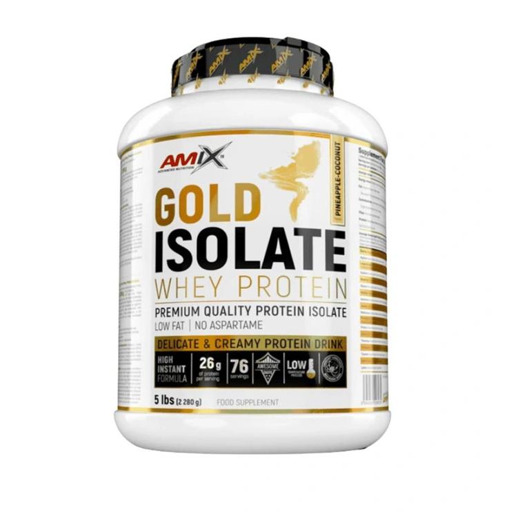 Amix Gold Isolate Whey Protein 5lbs - thực phẩm bổ sung thể hình