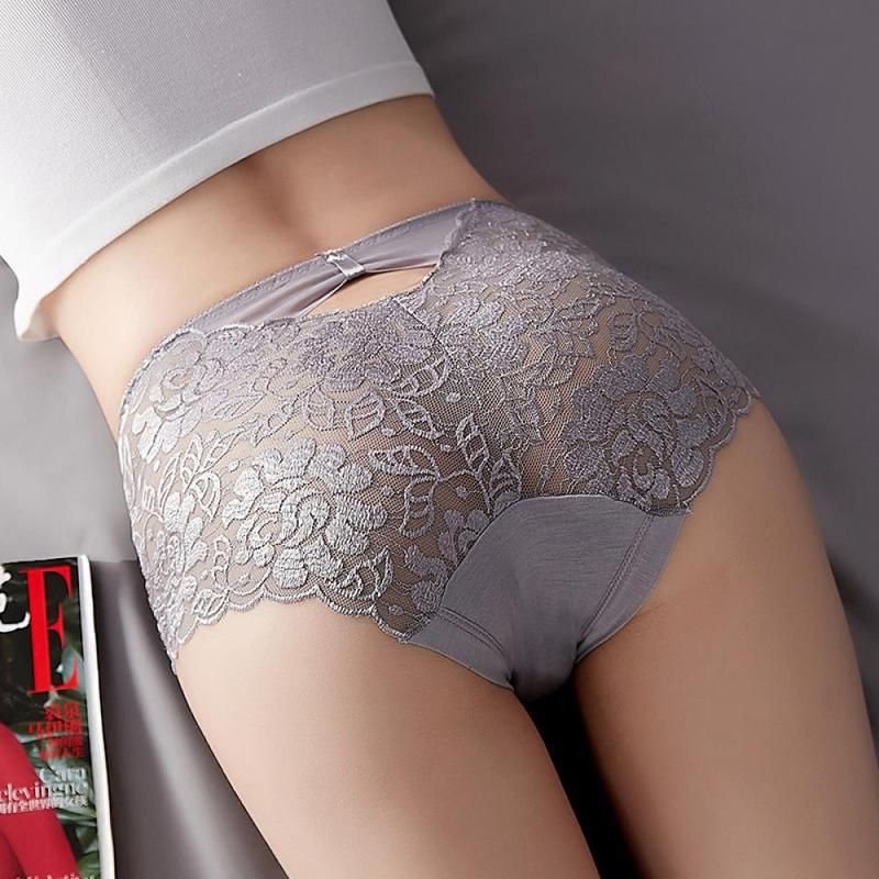 Quần Lót Ren Không đường May, Dành Cho Nữ, Siêu Mỏng, cạp vừa, Thoải Mái Và Thoáng Khí, Quần Sịp Nữ, Thân Thiện Với Da, Chống Vi Khuẩn, Thích Hợp Cho Phụ Nữ Women Voi 2