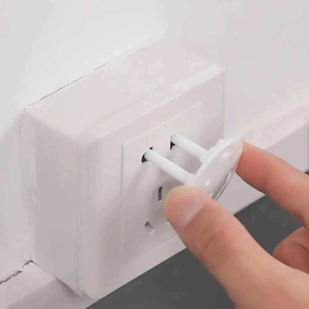 10Pcs Socket Protection Electric Shock Hole Children Care Baby Safety Electrical Security Plastic Safe Lock Cove Outlet Cover