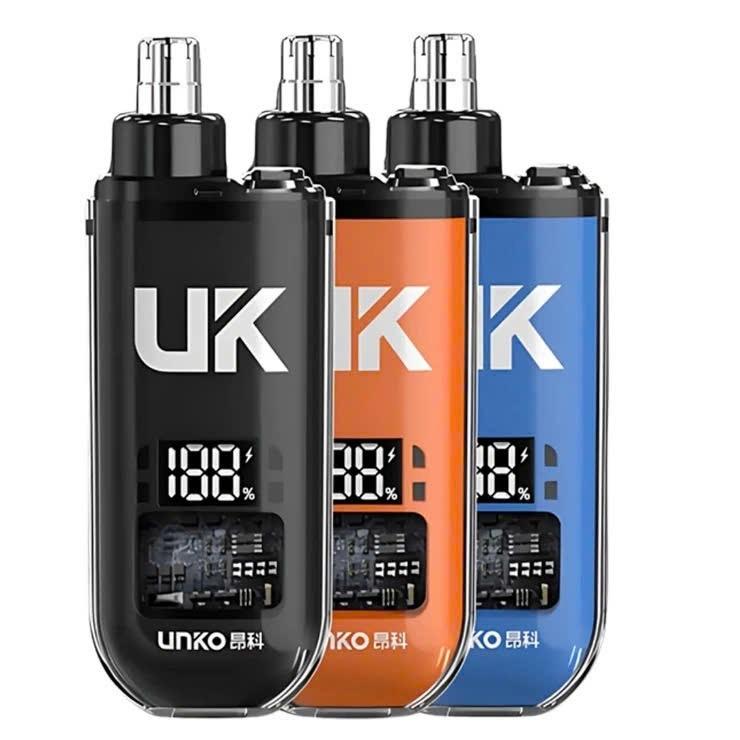 Máy cắt tỉa lông mày lông mũi điện mini unko, Sử dụng pin sạc, Vệ sinh dễ dàng an toàn, nhỏ gọn tiện lợi