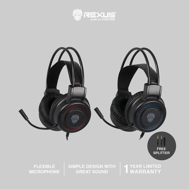 Rexus Headset Gaming Vonix F27/F-27 Earphones Headphones 0