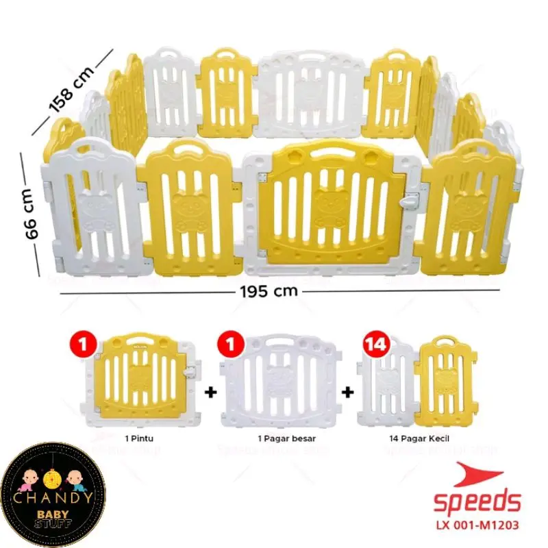 SPEEEDS M11203 PAGAR MAINAN ANAK ADA UKURAN S/M/L/XL/XXL 5