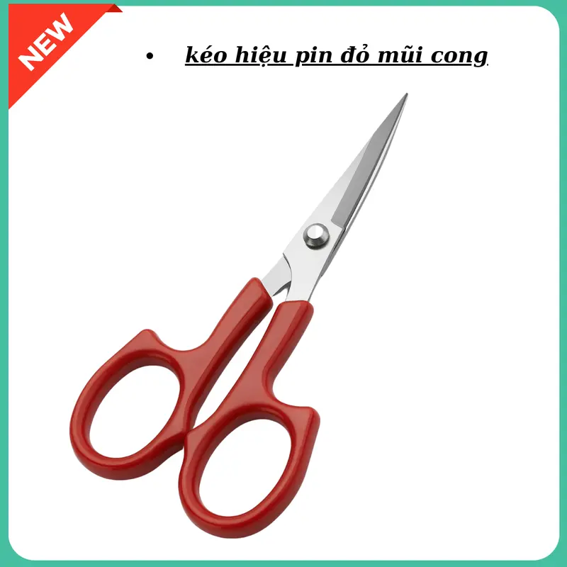 Kéo hiệu pin mũi cong cắt tỉa lông gà, cắt chỉ 8