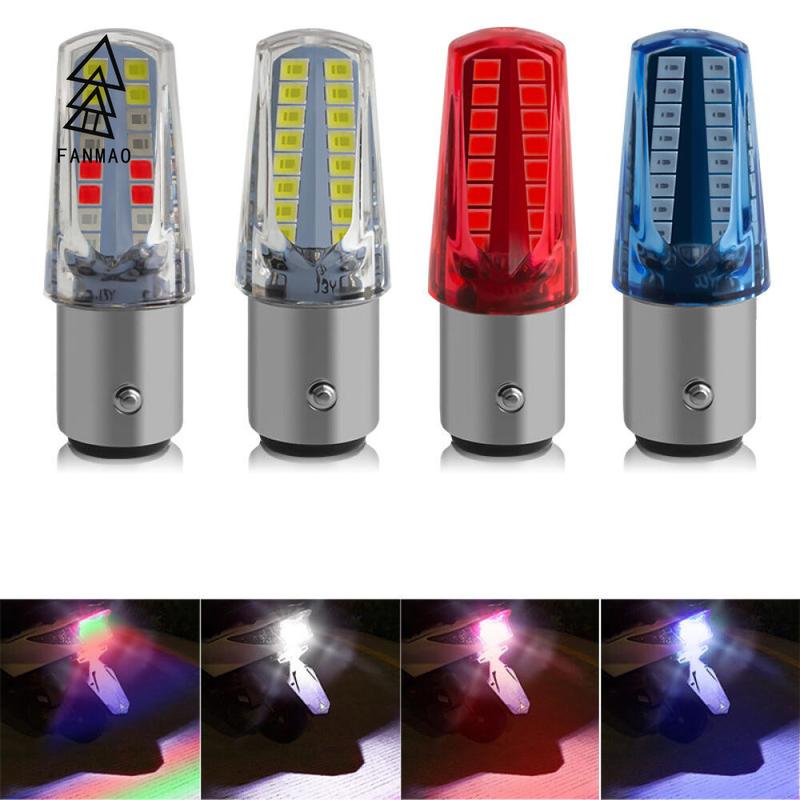 FANTUDZ 1157 Motorcycle flashing brake light BY15D 42MD electric vehicle flashing light brake light 1