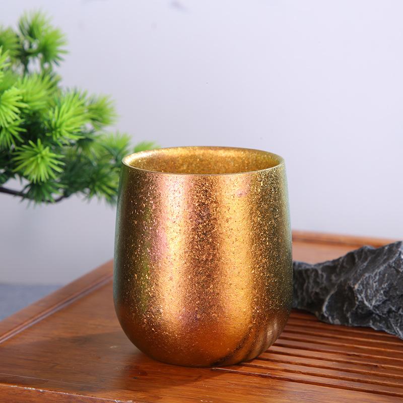 Product Introduction of New Titanium Bottle Double Layer Egg Shell Cup Big Belly Egg Cup Household Heat Insulation Light Luxury Beer Steins U-Cup Bra Pure Titanium Water Cup Tumbler Mug Reusable 7