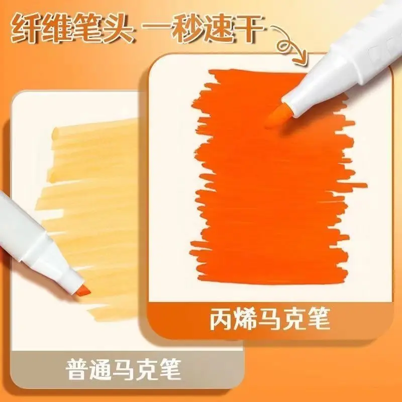 Bút Đánh Dấu Acrylic 48 Màu, Chính Hãng, Đóng Hộp, Thích Hợp Cho Nghệ Thuật Trẻ Em Và Học Sinh, Đặc Biệt Có Thể Xếp Chồng, Không Trong Suốt, Chống Thấm Nước, 60 Bán Chạy, Năm 2024 7