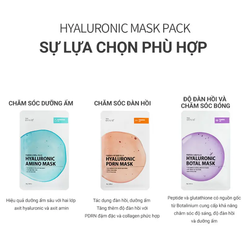 Mặt Nạ Elravie Hyaluronic Amino Mask Dược Mỹ Phẩm Cao Cấp Hàn Quốc Dưỡng Ẩm, Làm Dịu 01 miếng 25g 6