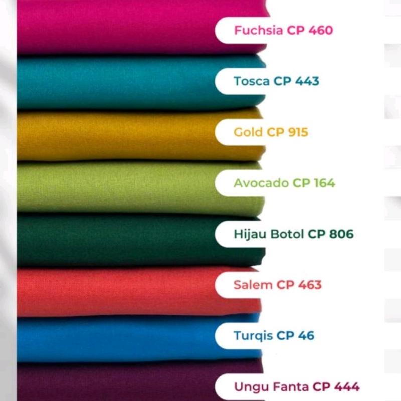 Kain Katun Rayon Viscose 0,5meter bahan halus lembut pakaian 1