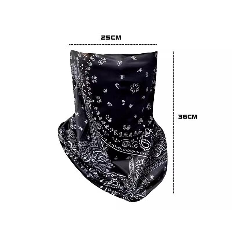 Product Introduction of Fashion Punk Sunscreen Mask For Men Women Summer Face Neck UV Protection Ear Scarf Hip Hop Outdoor Sports Cycling Bandana Scarfs 19