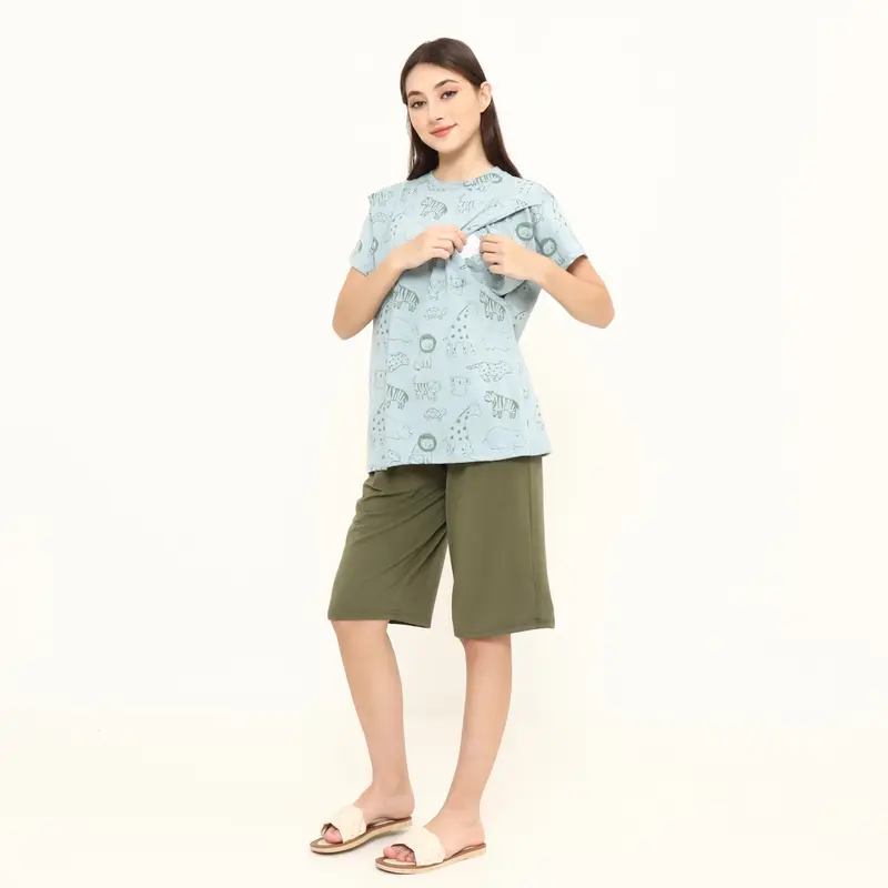 One set menyusui mamalala nursingwear. Mama zoo 3