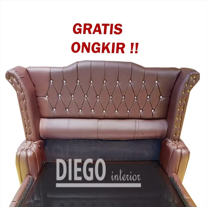 Divan Dipan Kolam Ranjang Tempat Tidur Sandaran Jaguar Untuk Kasur Matras 1