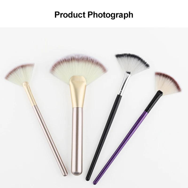 Product Introduction of Fan Brushes Facial Brushes Soft Makeup Brush Cosmetic Applicator Tools Wooden Handle and Soft Fiber for Glycolic Peel Mask 26