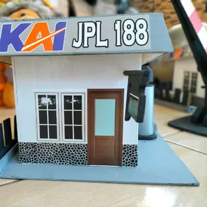 Miniatur Pos PJL atau PENJAGA JALAN LINTASAN