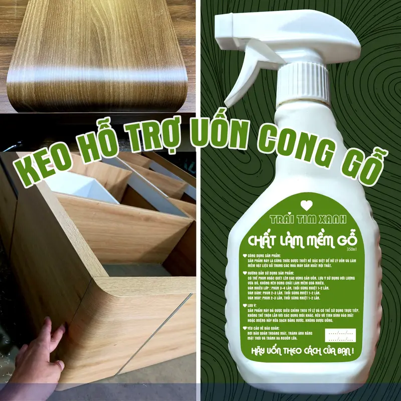 Keo hỗ trợ uốn cong, chất làm mềm gỗ 330ml tiện dụng 5