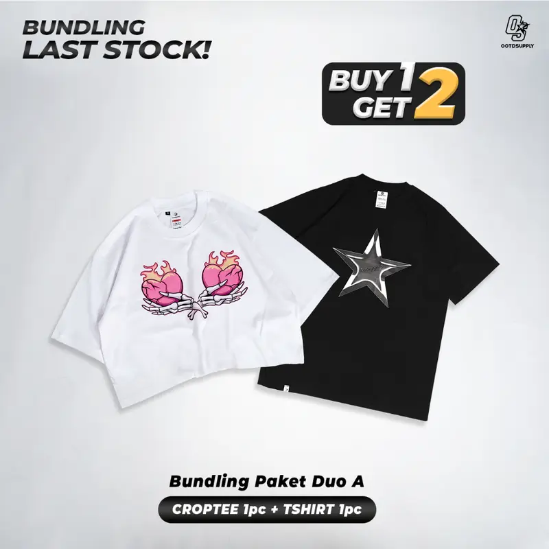 OOTDSUPPLY Bundling Last Stock Pack | Buy 1 Get 3 More | Limited Item Unisex | Free Sticker 3