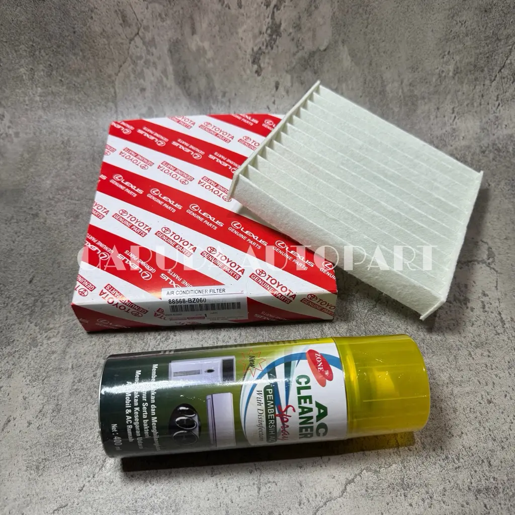 Paket filter Ac + Zone Ac Cleaner Avanza Xenia Calya Sigra Agya Ayla Rush Terios 88568-BZ060