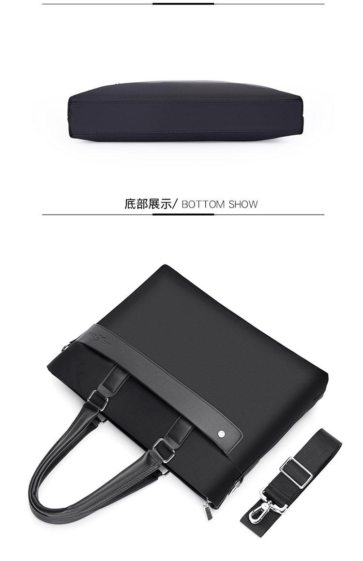 Product Introduction of Zipper Shoulder Bag Free Size Nylon Cloth Shoulder Crossbody Tote for Men 17