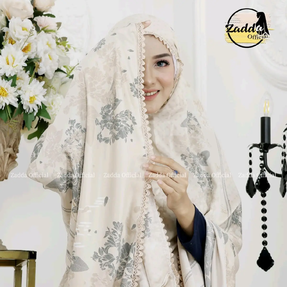 Mukena Silk Premium Dengan Resleting & Tas Elegant - Ukuran Dewasa - Panjang