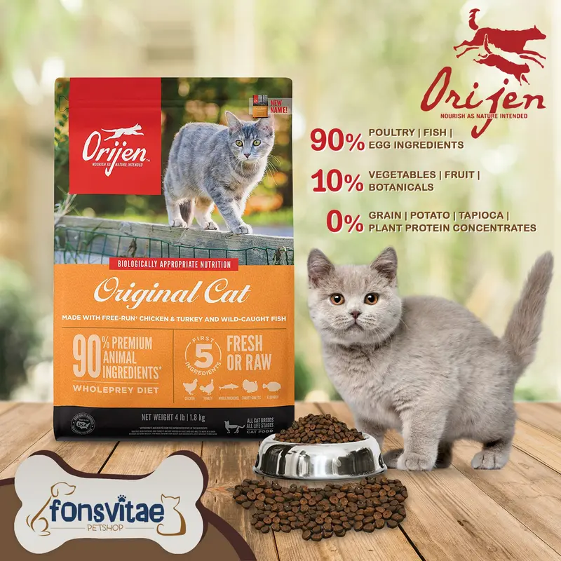 Orijen Cat & Kitten 5,4kg - Makanan Kucing 0