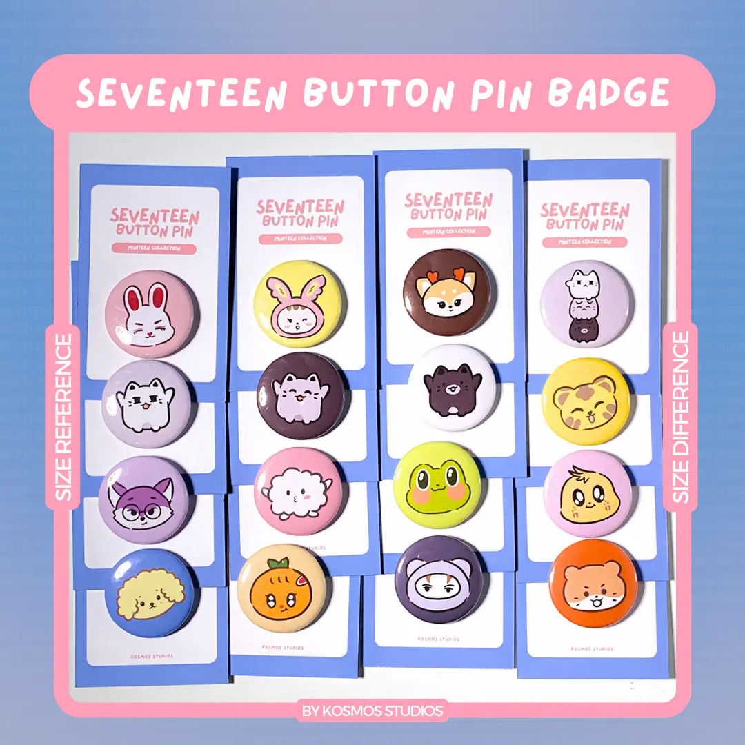 SEVENTEEN Miniteen Badge Button Pin | KPOP Merch | fanmade by