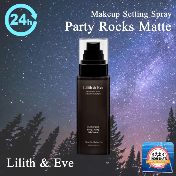 LILITH AND EVE Party Rocks Matte Make Up Setting Spray Fine Mist