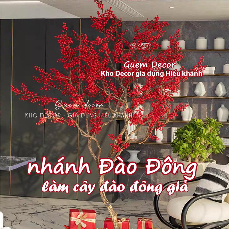 Link mua 150 200 nhánh Đào đông để làm cây đào đông giả Decor Tết Trang Trí Nhà cửa