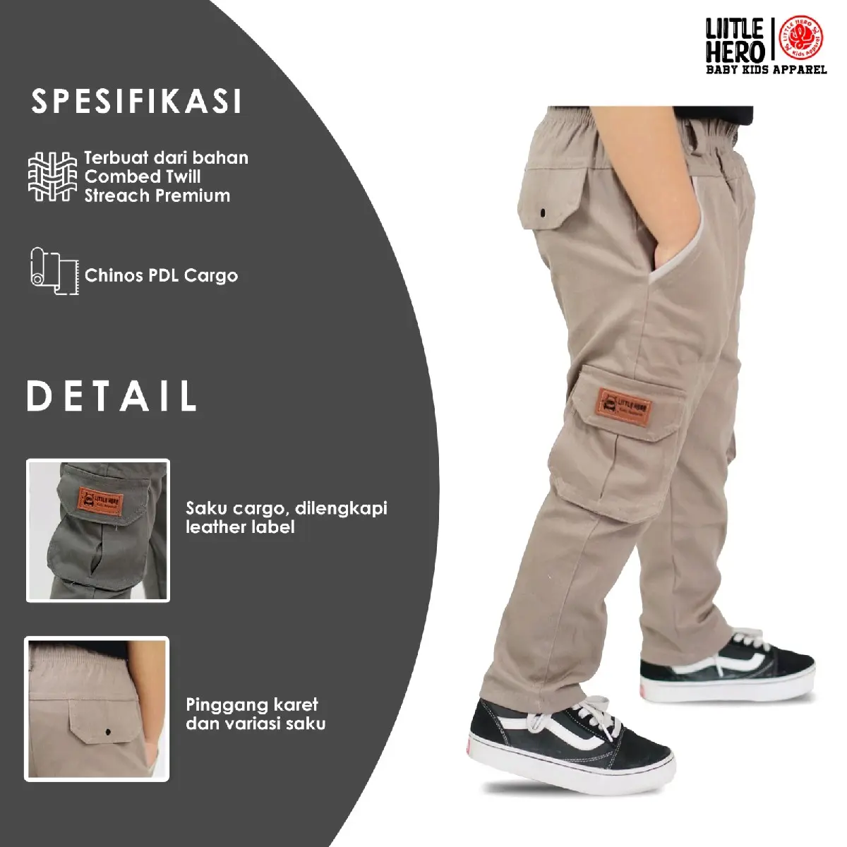 CHINOS PDL CARGO Celana Panjang