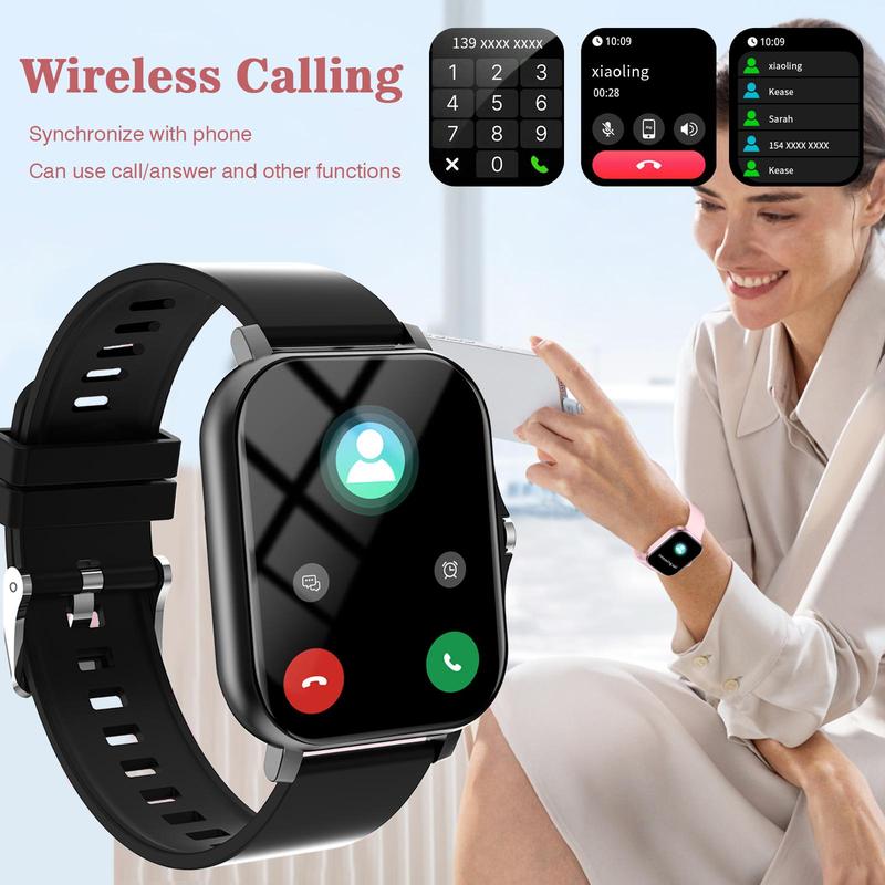 Multifunctional Smart Watch, Fashion Digital Watch with Heart Rate Monitoring and Sleep Tracking, Sports Watch for Women & Men, Wearable 6
