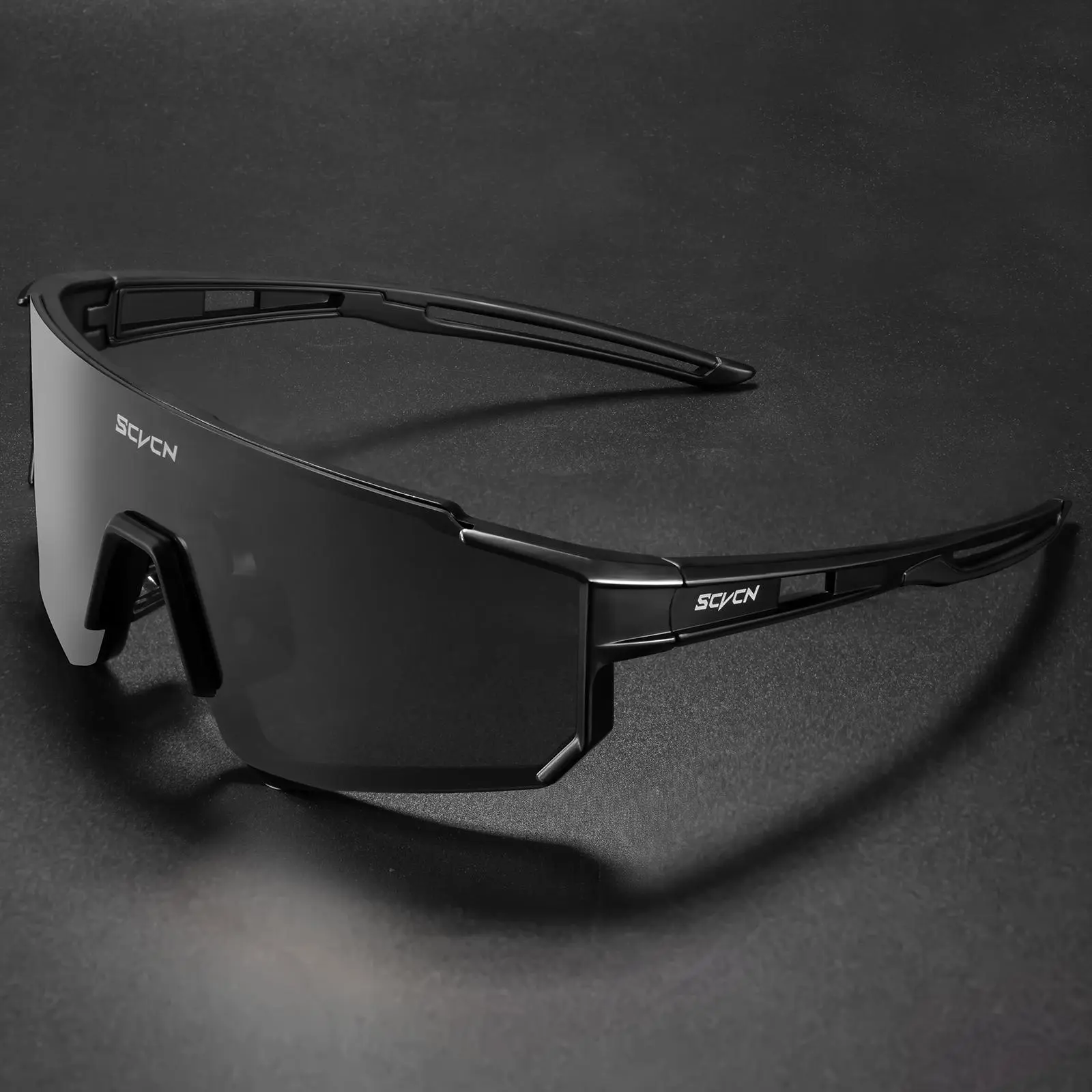 SCVCN Outdoor Cycling Sunglasses Men Road Driving Bike Glasses Sports Mountain Climbing Women Bicycle Cycling UV400 Goggles New