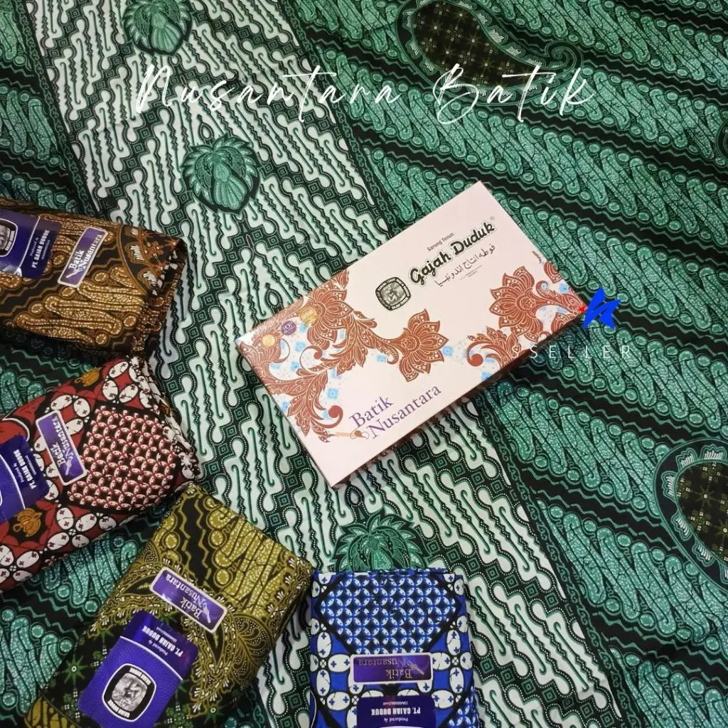 Grosir Isi 10 Pcs - Sarung Gajah Duduk Batik Nusantara I Imtiaz Moslem Motif Muslim Dewasa Katun