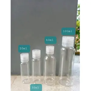 Botol Fliptop 20ml , 30ml , 60ml , 100ml