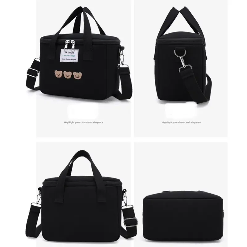 TAS BAYI 6018 - TAS RANTANG “FASHION LEISURE COLLEGE” TAS SUSU BAYI RANTANG MAKANAN TAS PERLENGKAPAN BAYI - D 1 2