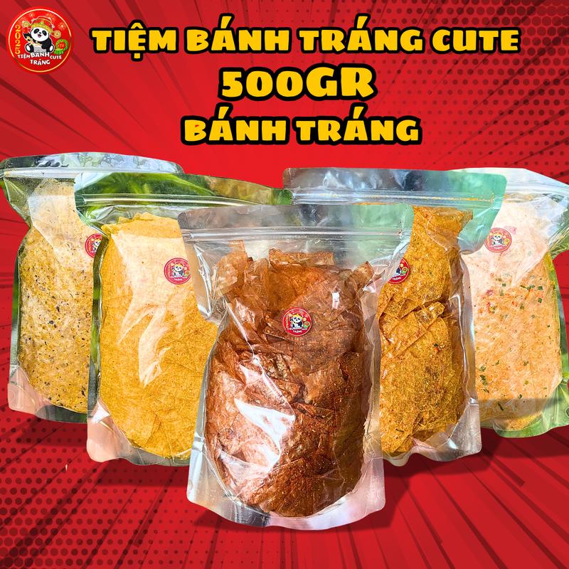  Tiệm Bánh Tráng Cute 500g Bánh Tráng Các Loại Phô Mai Rong Biển Sate 