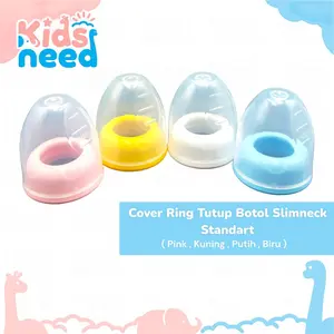 Cover+ Ring/Tutup Botol Slimneck/ Standar (4 warna) Bayi Accessories Putih Biru