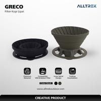 Gambar ALLTREK Filter Kopi Lipat V60 & Basket GRECO Collapsible Coffee Filter - Hitam dari Alltrek indonesia Kota Administrasi Jakarta Barat 1 Tokopedia
