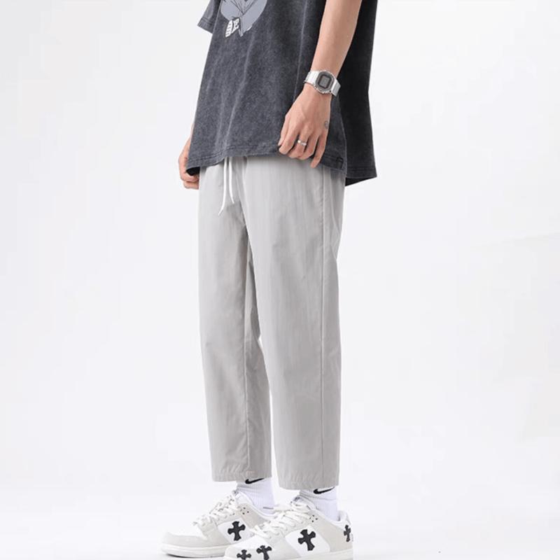 Quần Kaki co giãn Nam Nữ ống suông form Baggy Thời Trang Bigsize (Kaki co giãn) Thun Pants 2