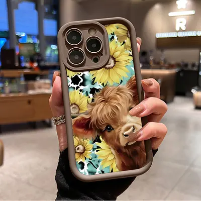 Shockproof Iphone 11 Cow Print Phone Case SUBESKING Cow Print