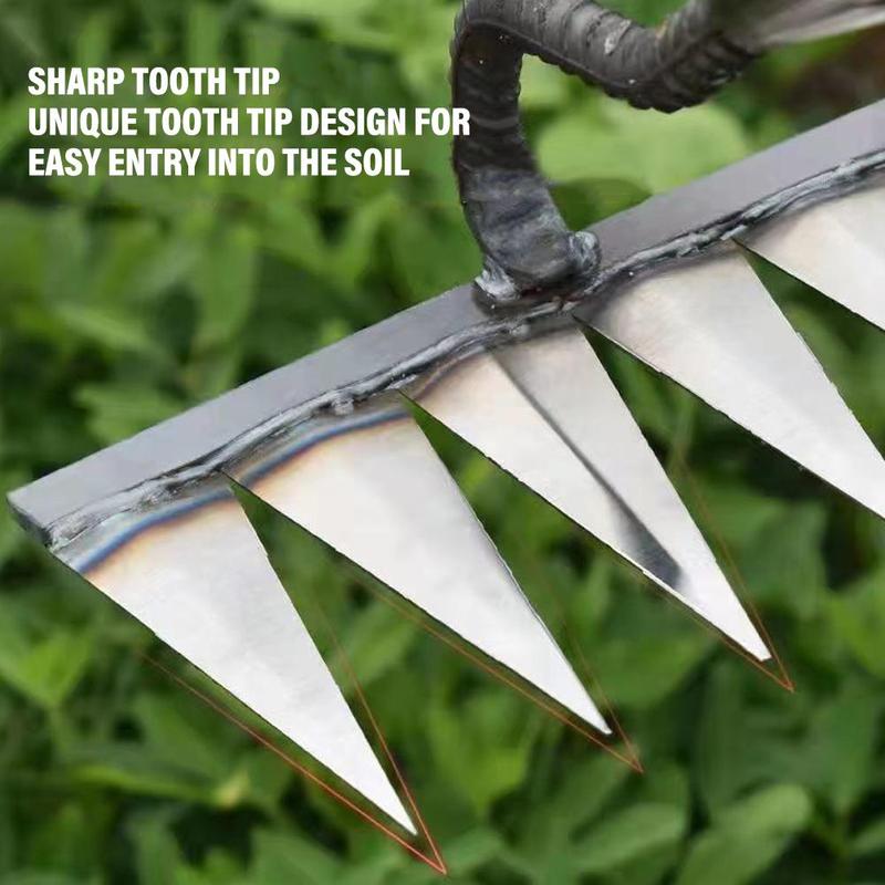 Product Introduction of Garden Weeding Rake Garden Hoe Weeding Handheld Garden Planting Hoe Rake Farm Garden Z7L3 29