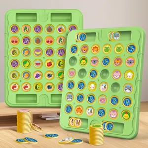 TokoYoyo Mainan Puzzle Anak Edukasi Papan Game Flip Chess Edukatif Sensorik Motorik Keluarga Toys Permainan Plastik Board